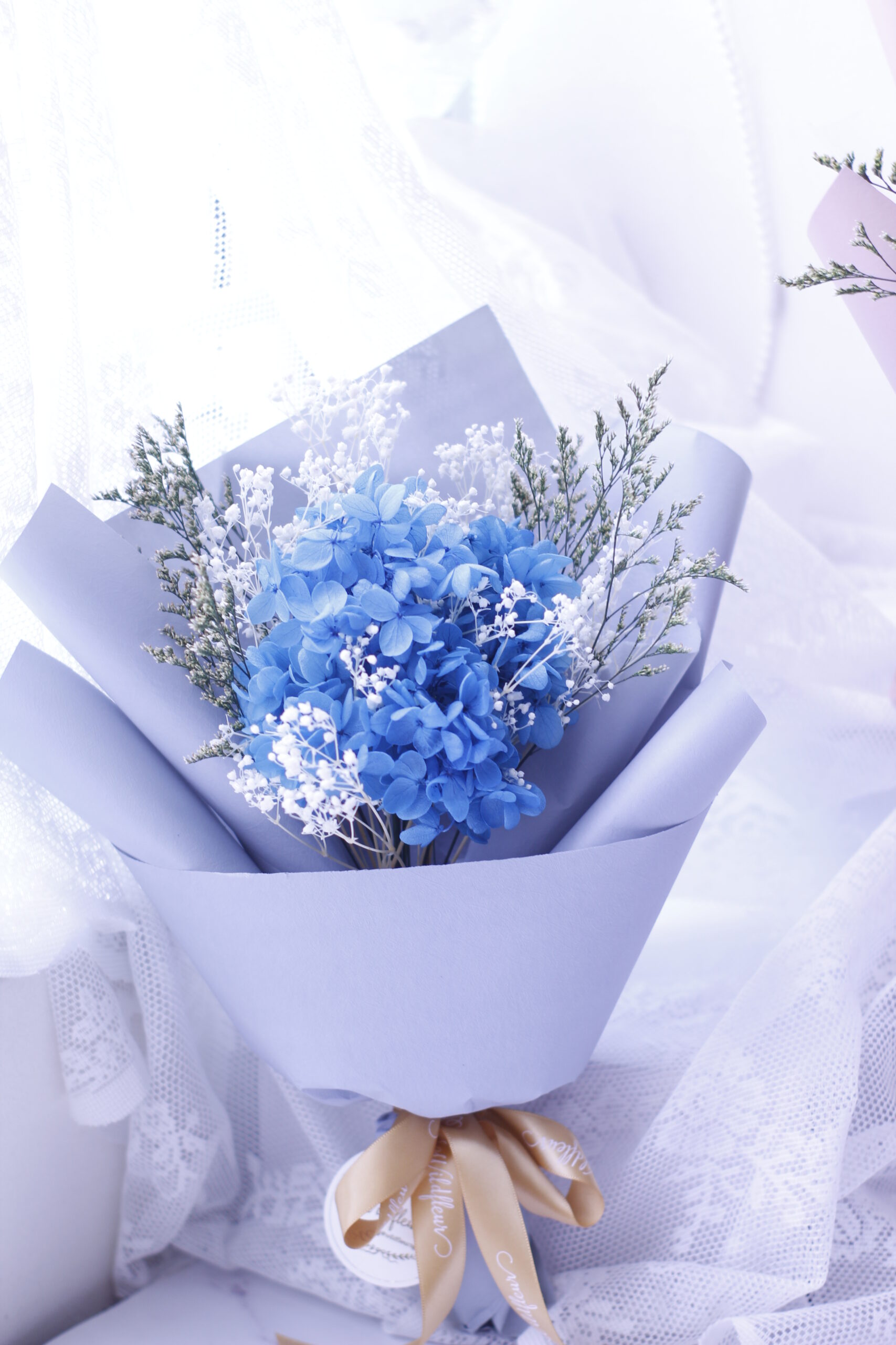 Hydrangea Sky Blue Bouquet